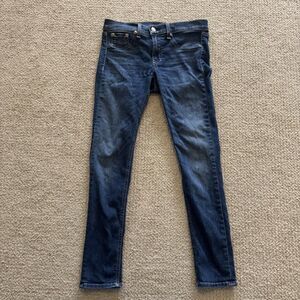 Rag & Bone‎ Jeans Capri Womens Size 28 Blue Embroidered Stretch